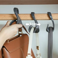 1 pc arched clothes hanger household closet multifunctional hook hat scarf handbag storage bag backpack clothes hanger hook