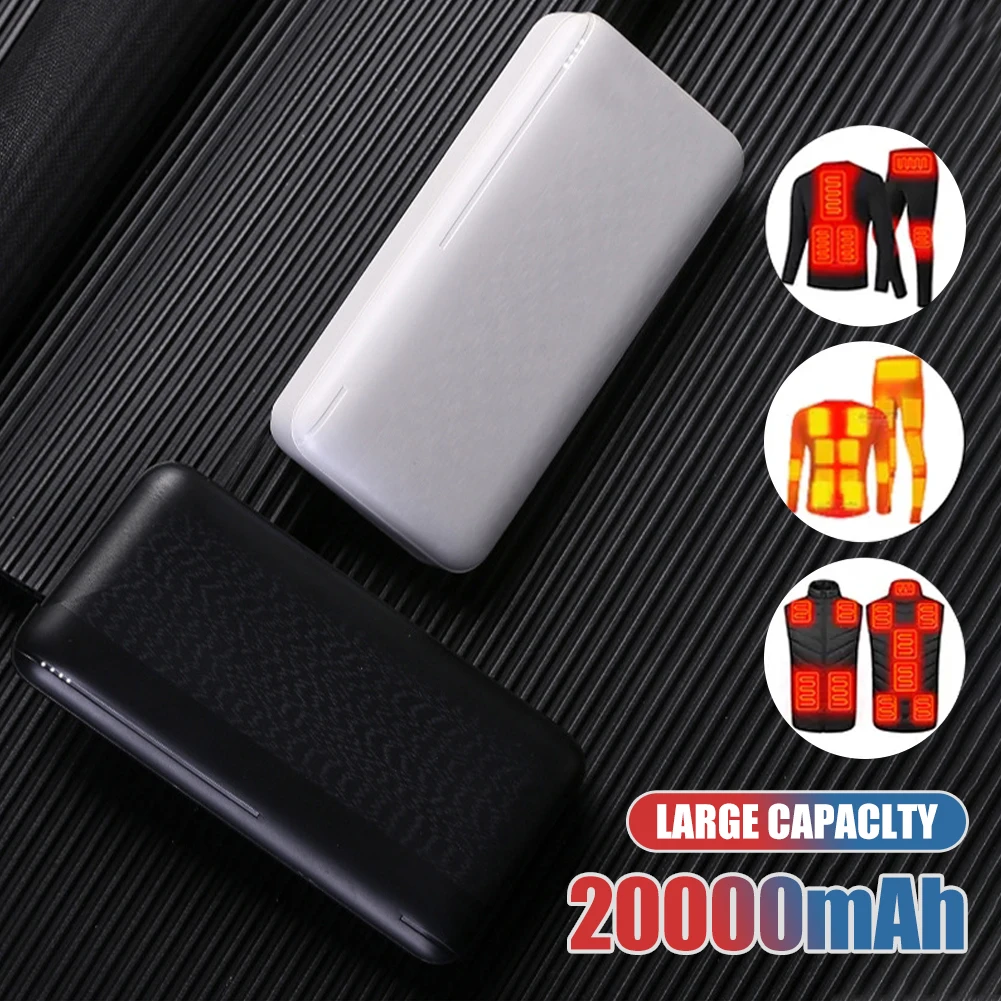 Умный внешний аккумулятор для зарядки Power Bank быстрый нагрев жилета носков