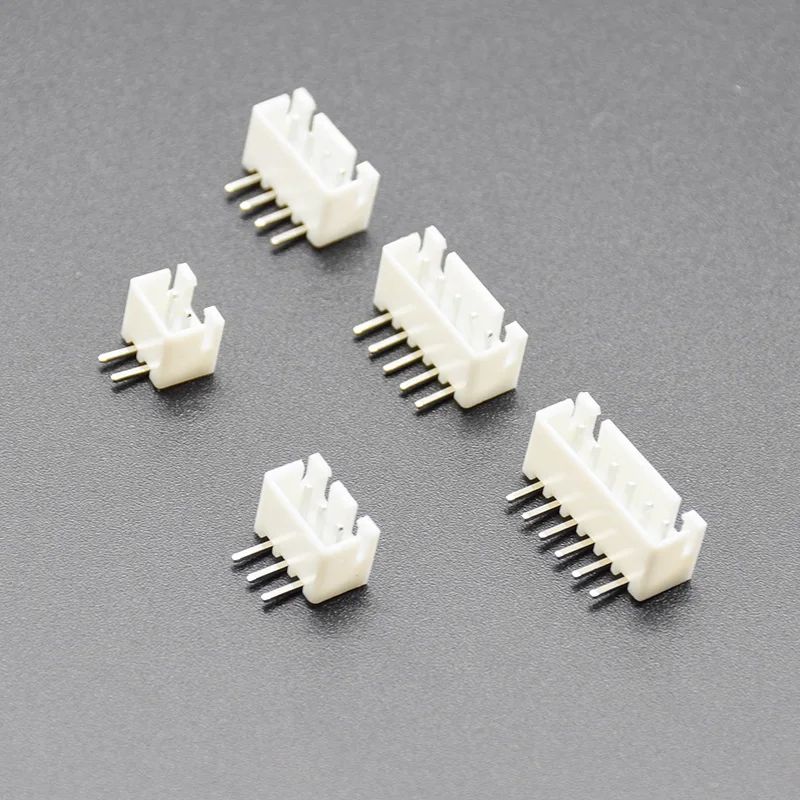 

50PCS/Lot XH2.54 Right Angle Pin Header Connector 2P 3P 4P 5P 6P 2.54mm Pitch XH For PCB JST