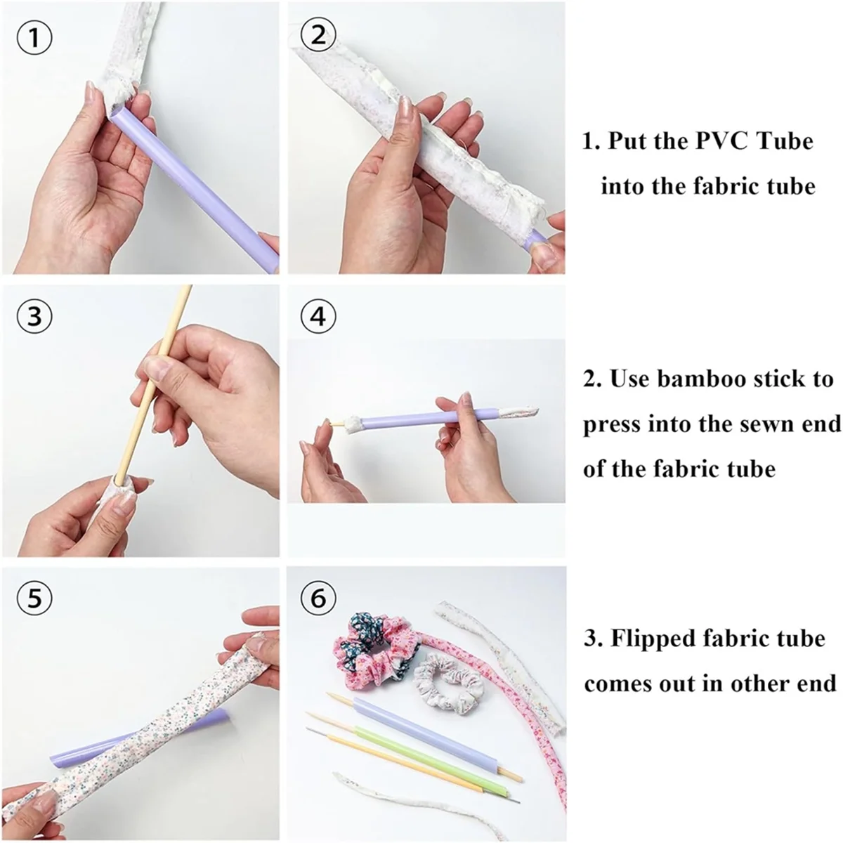 3 шт./набор инструменты для изготовления тканевых трубок