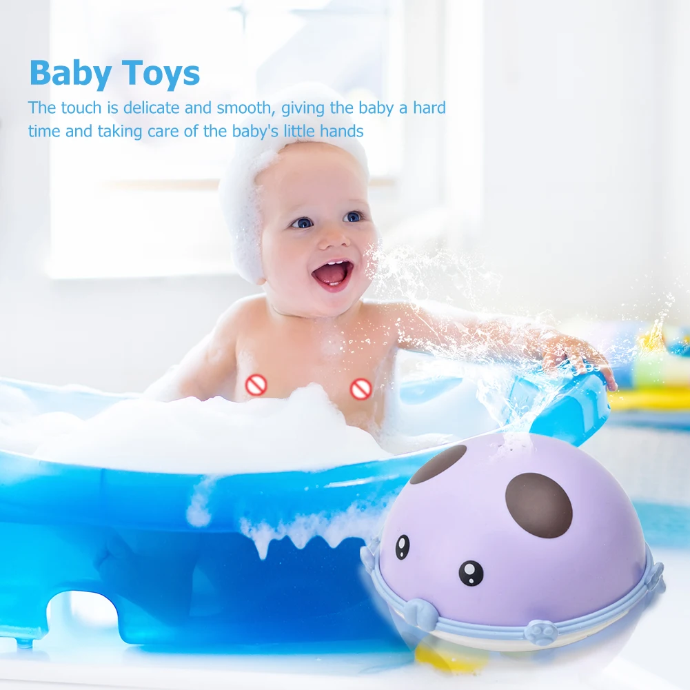 

Baby Bath Toys Spray Water Shower Bathing Toys for Kids Electric Whale Bath Ball with Light Music LED Light Toys ool Bathtub Toy