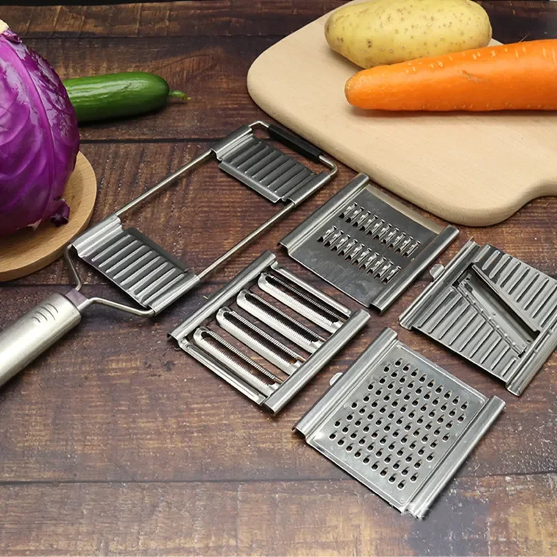 

Multifunction Vegetable Slicer Set Stainless Steel Grater Cutter Vegetable Fruit Slicer Grater Peeler Kitchen Accessories