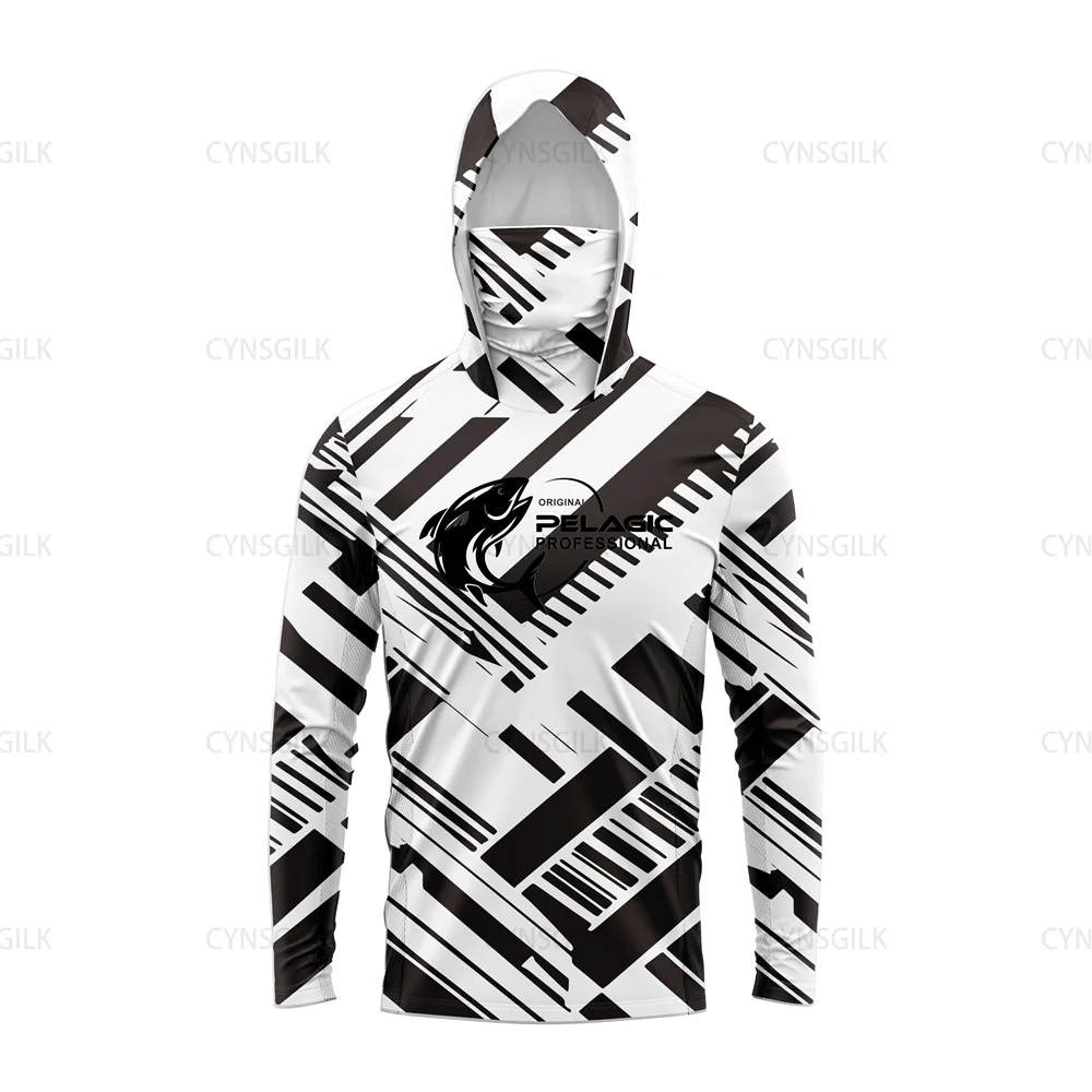 Оригинальная профессиональная pelagic женская и мужская рубашка с капюшоном для