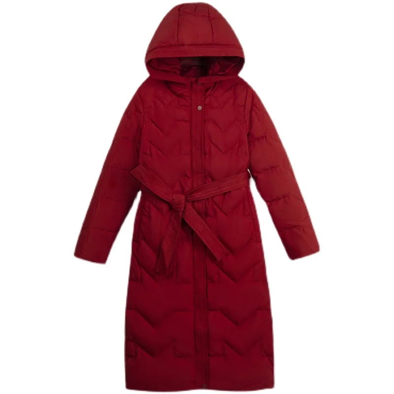 New Women Down Jacket Casual Style Autumn Winter Long Coats And Parkas Female Outwear