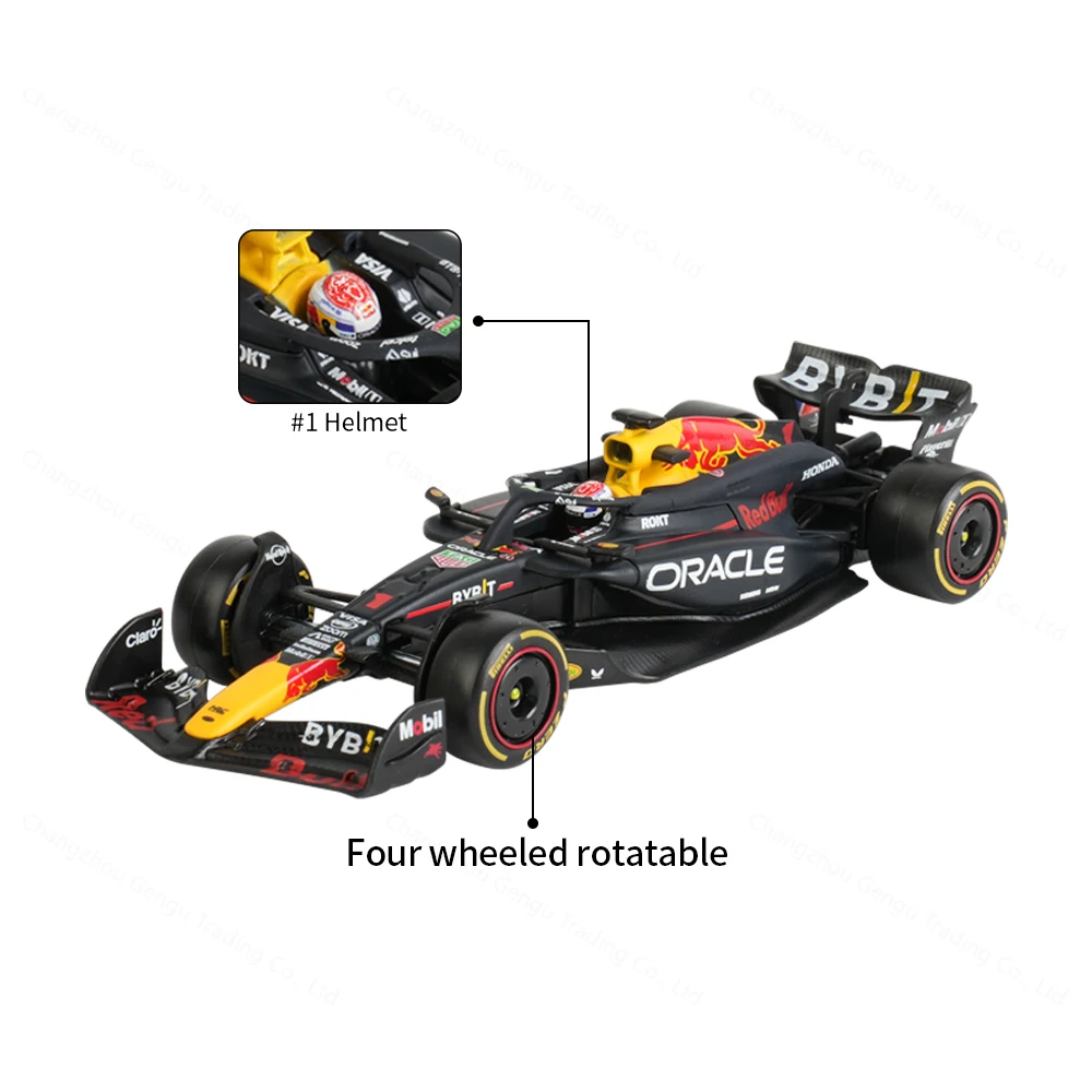 Bburago 1:43 2024 RedBull RB20 # 1 F1 Formula Car литые автомобили Коллекционная модель гоночные