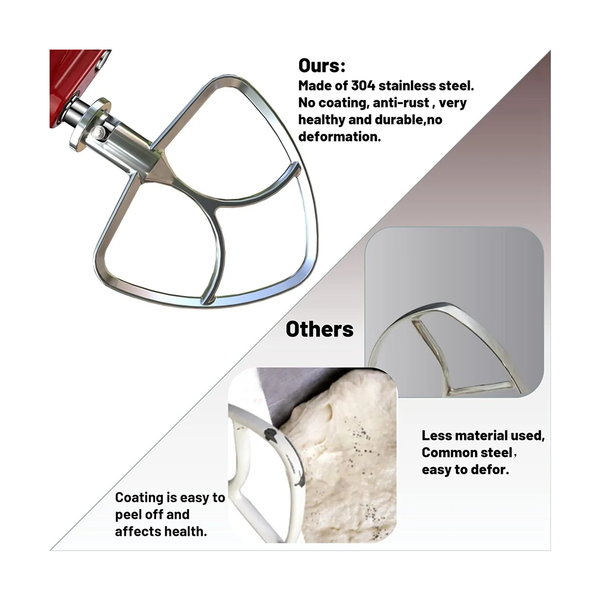 Миксеры из нержавеющей стали для кухни 4 5-5QT без покрытия можно мыть в