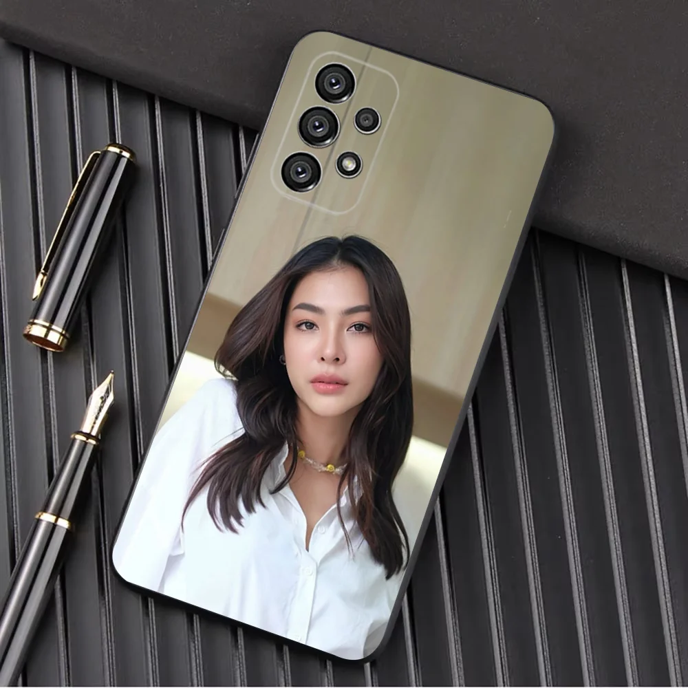 Peraya Malisorn Faye Phone Case For Samsung Galaxy A13 A21s A22 A31 A32 A52 A53 A71 A80 A91 Soft Black Shell