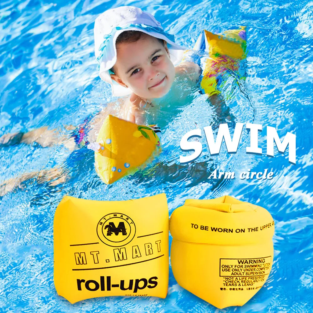 

Practical Children Inflatable Pool Float Arm Ring Multi-functional Classic Portable Safety Training Swimming Float Circle