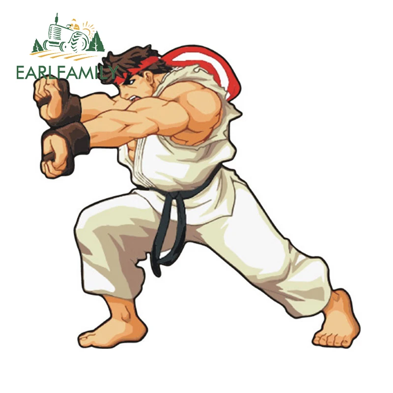 

EARLFAMILY 13 см Ken And Ryu аркадная видеоигра Автомобильная наклейка графическая наклейка Windows багажник ноутбук бампер автомобильные аксессуары