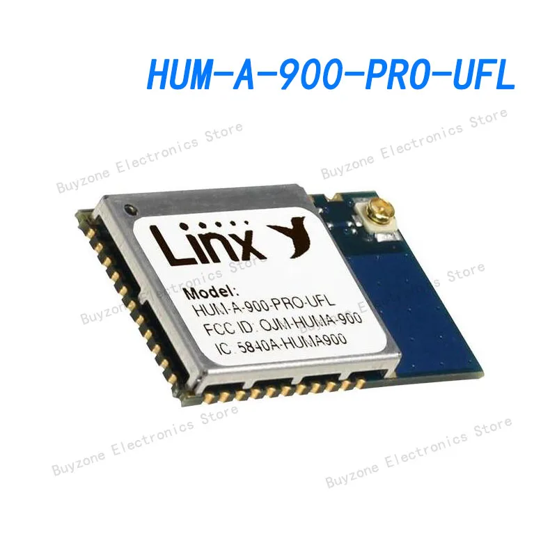 

HUM-A-900-PRO-UFL Sub-GHz модули HumAPRO трансивер 900MHz Castellation