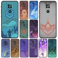 Hot Genshin Impact Game Phone Case for Motolora Moto G50 G60 G30 Play Power Lite Stylus Edge Lite One Fusion  Cover