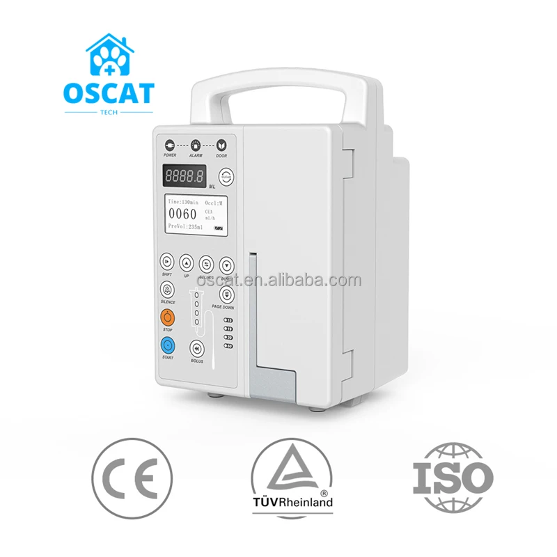 Портативный объемный инфузионный насос OSCAT EX-820 Электрический китайский шприц
