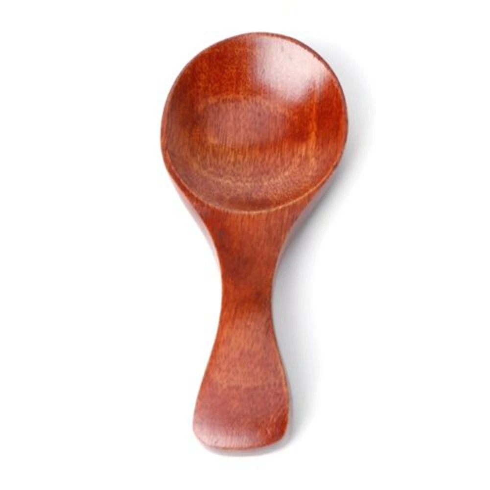 

Exquisite Life Natural Wooden Small Spoon Scoop Tea Honey Coffee Condiment Salt Sugar Spoon Baby Feeding Tableware