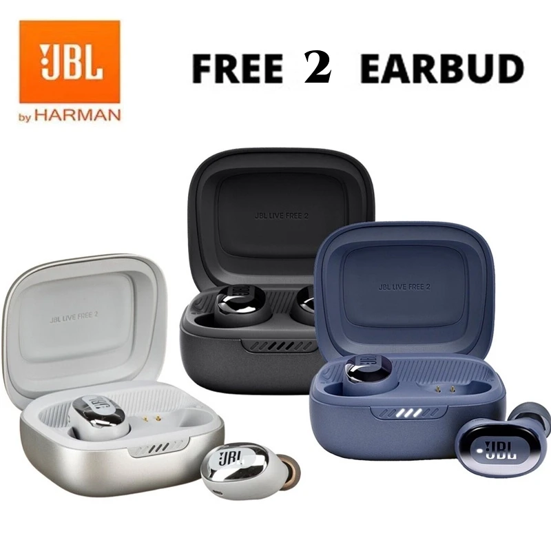 Оригинальная Беспроводная Bluetooth-гарнитура JBL Live Free 2, версия HK, гарнитура IPX5, водонепроницаемые наушники с микрофоном