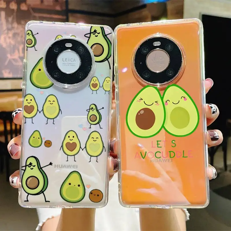 

FHNBLJ Fruit Avocado Phone Case for Samsung S20 ULTRA S30 for Redmi 8 for Xiaomi Note10 for Huawei Y6 Y5 cover