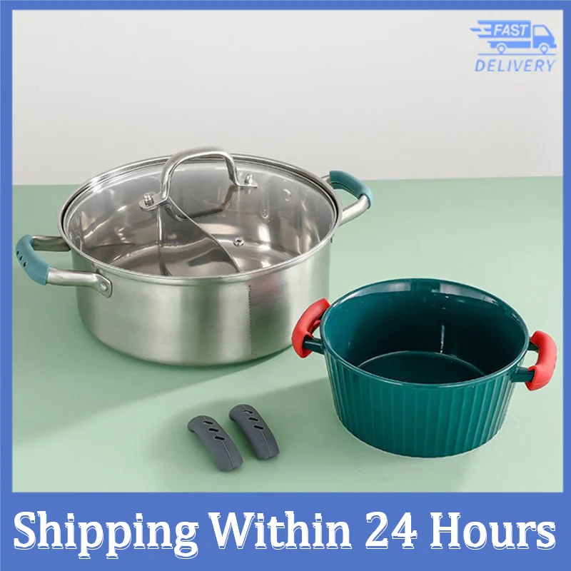 

2022 1 Pair Silicone Insulated Pot Handle Sheath Heat Insulation Protection Anti-Slip Cover Cutlery Kitchen Accessories