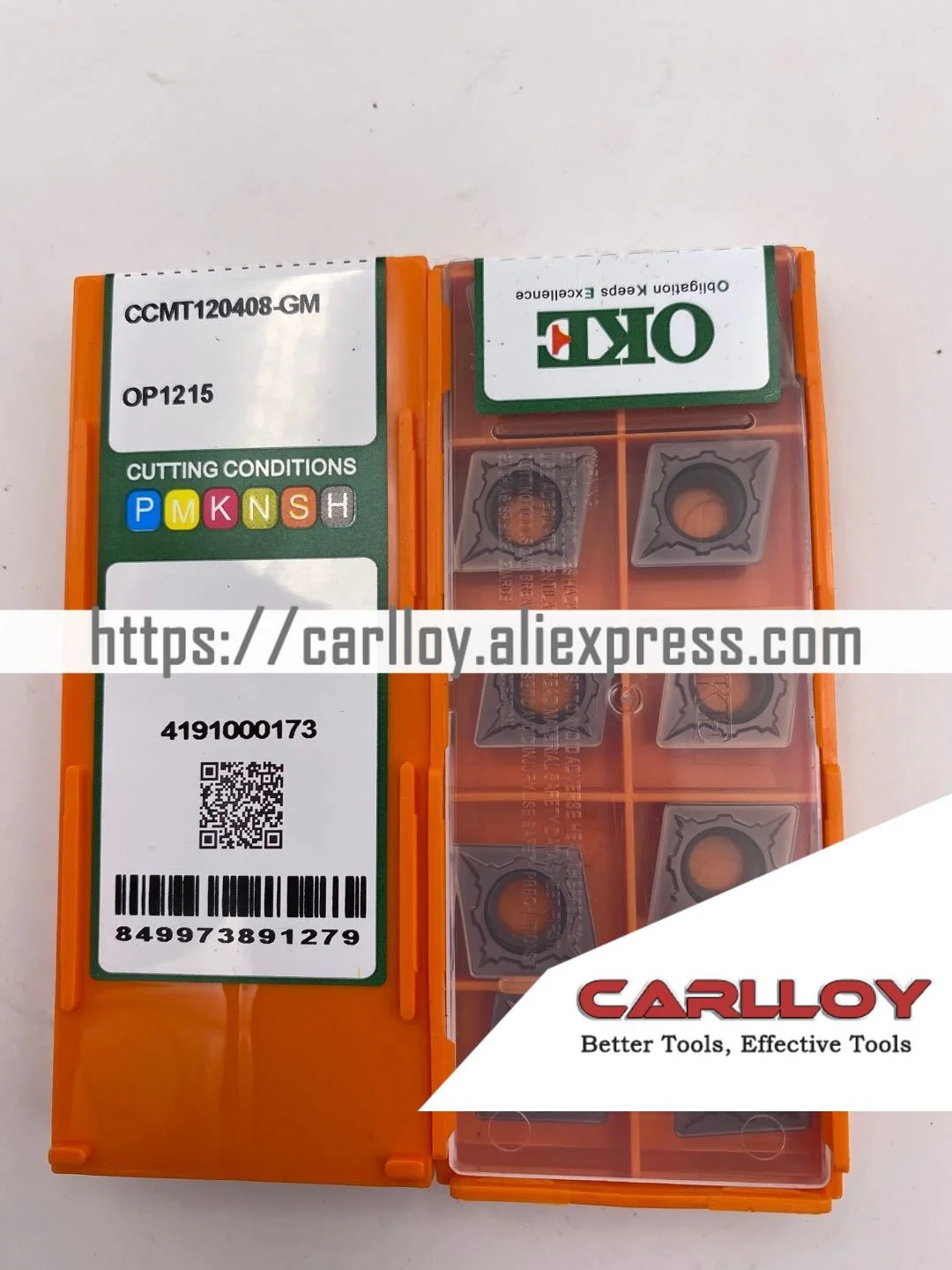 

Oke ccmt120408-gm op1215 pre auction inquiryOKE Carbide Cutting Tools