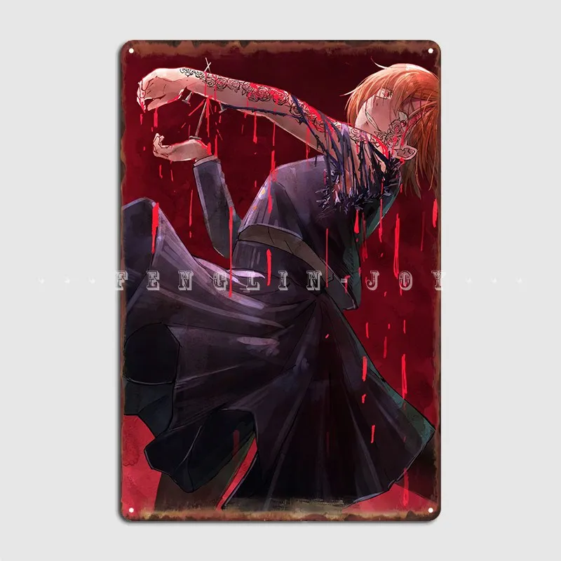 

Nobara Jujutsu Metal Sign Home Poster Cinema Kitchen Customize Tin Sign Poster