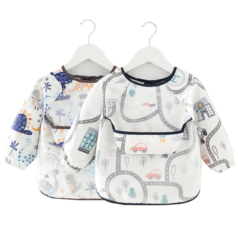 Детский непромокаемый шарф с длинным рукавом фартук для кормления
