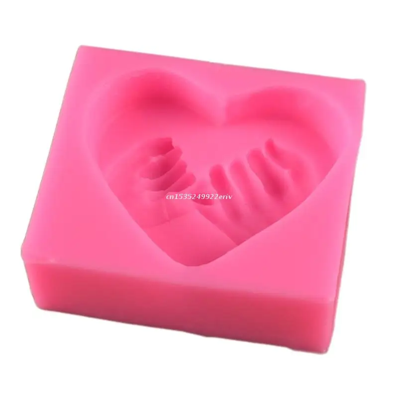 

3D Love Heart Shaped Silicone Soap Mold DIY Cake Candle Chocolate Mould Fondant Dropship