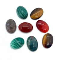 natural stone oval onyx malachite ring face 13x18mm ring patch tiger eye charm jewelry diy bracelet rings hairpin accessories
