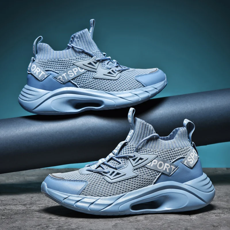 

Blade Sneakers Men Breathable Mesh Casual Shoes Outdoor Non-slip Athletic Jogging Sports Footwear Cushioning Walking Trainers