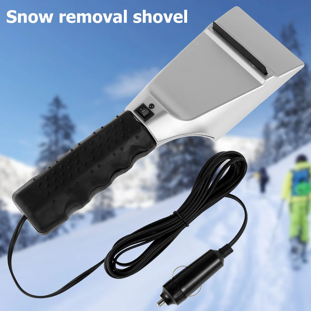 

Автомобильный скребок для льда с подогревом 12 В 15 Вт Электрический скребок для льда с подогревом автомобильный прикуриватель лобовое стекл...