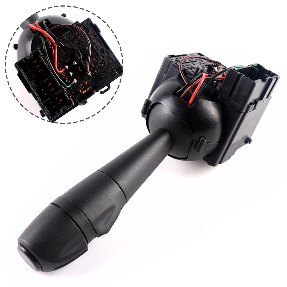 

Indicator Switch Signal Light Switch Outdoor Road 1 PC 8201167988 ABS Accessories Black Parts Replacements Car