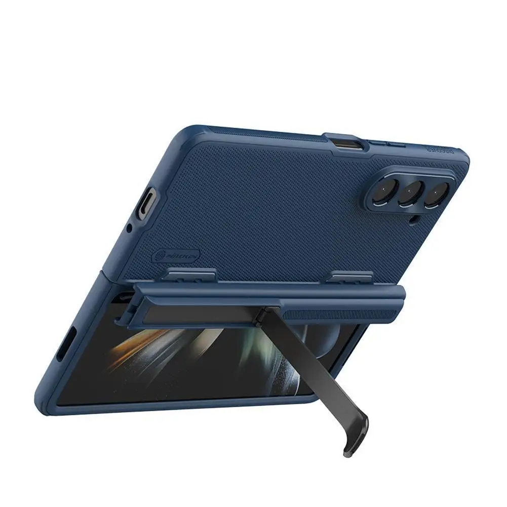 

Case For Samsung Galaxy Z Fold 5 NILLKIN Super Frosted Shield Fold Cover With Kickstand Shockproof Back Cover For Z Fold5
