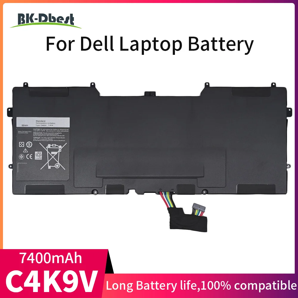 BK-Dbest Оптовая продажа высококачественный аккумулятор для ноутбука C4K9V Dell XPS 12 13 13D