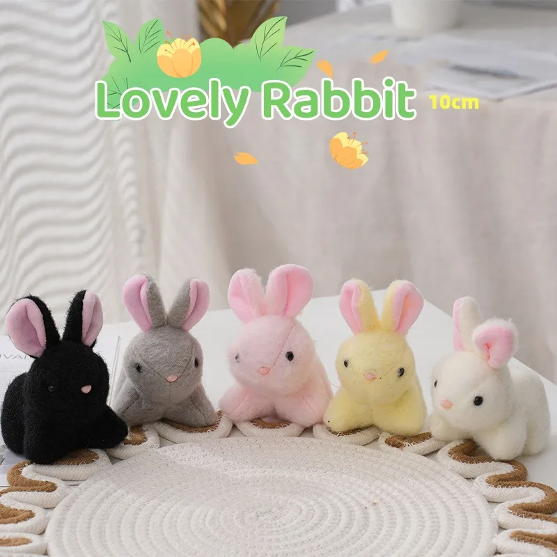 

Plush Doll Rabbit Coniglio Key Chain Bag Pendant Stuffed Baby Kids Hare Birthday Gifts Bunny Rabbits Toy 20pcs Package 123#
