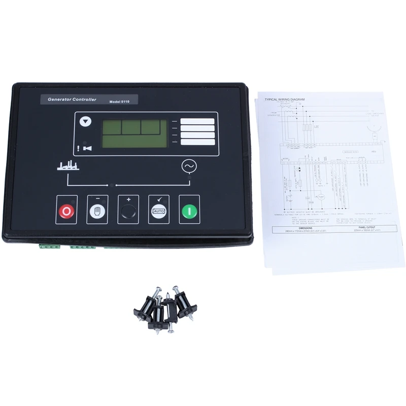 

DSE5110 Generator Self-Starting Controller Generator Set Panel Electronic Controller Tool Generator Controller