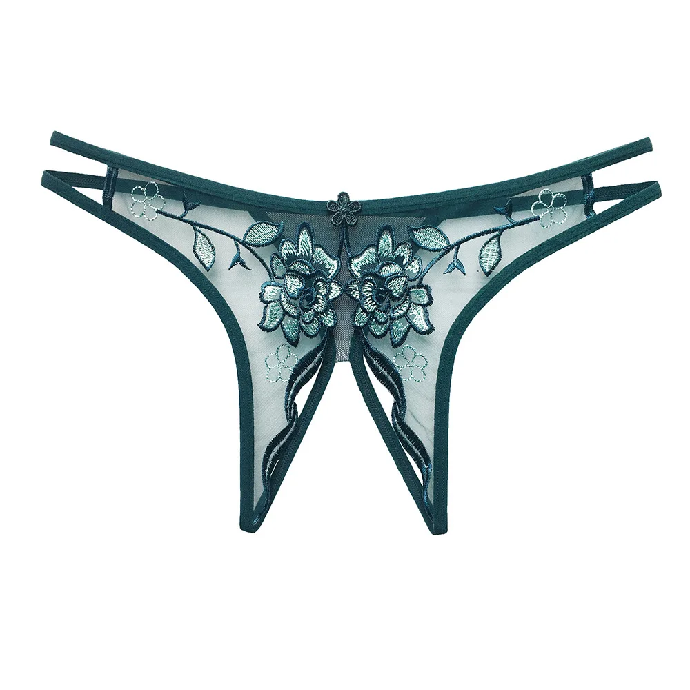 

Sexy Erotic Lingerie Panties for Women Lace Open Crotchies Transparent Bandage Crotchless Women Thongs Underwear