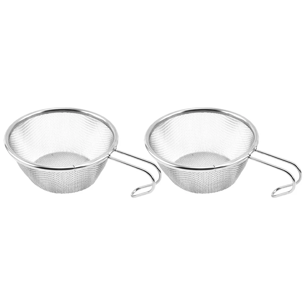 

Strainer Mesh Sieve Fine Sifter Skimmer Flour Colander Stainless Steel Baking Spoon Filter Kitchen Metal Oil Food Rice Basket