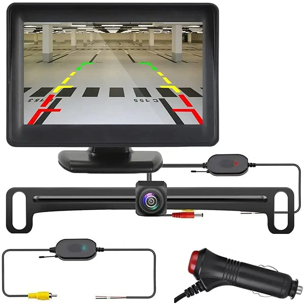 

Bileeko Backup Camera HD 1080P Rear View Monitor for Car Truck Camper Minivan Reverse System