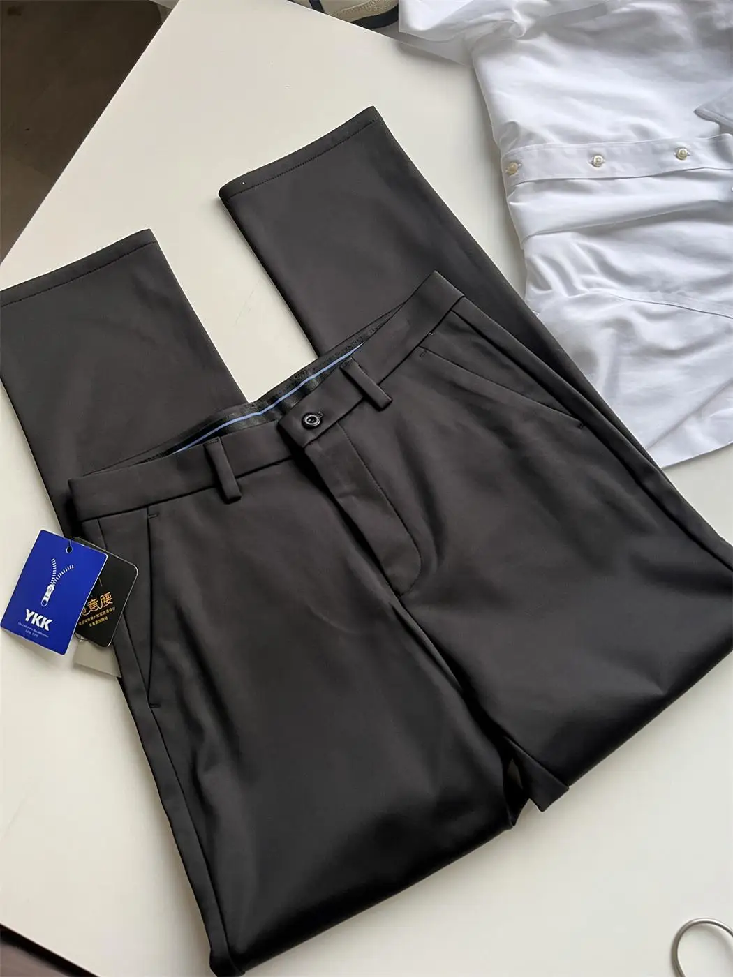 Негладкая мерсеризованная шерсть! Осенне-зимняя мужская теплая эластичная