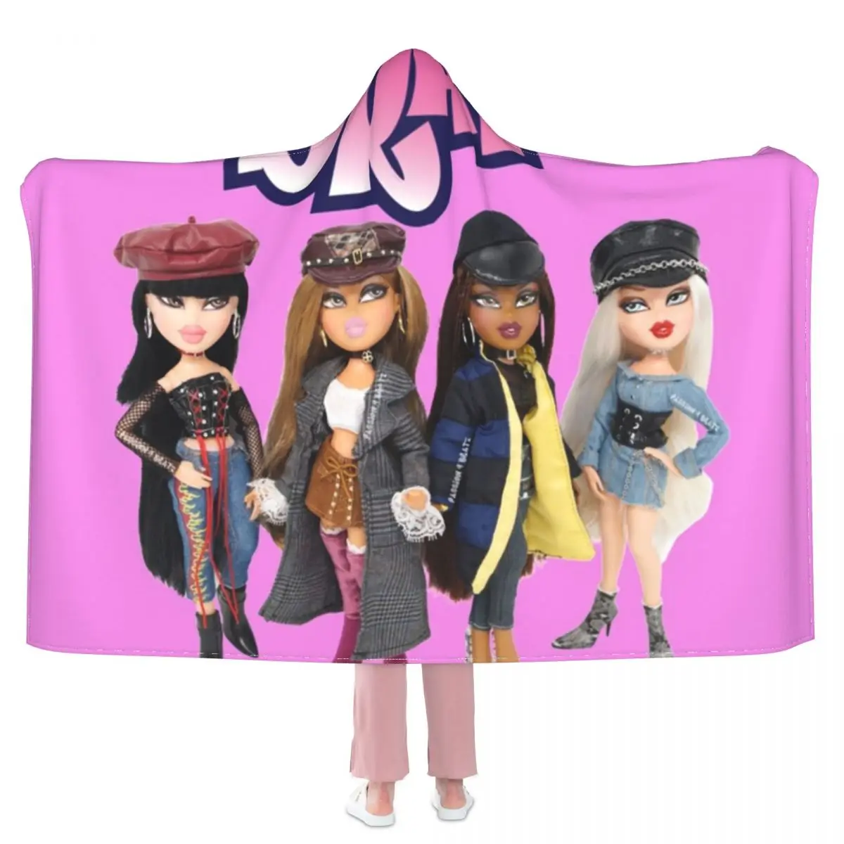 

Мягкое флисовое покрывало с капюшоном для любой погоды