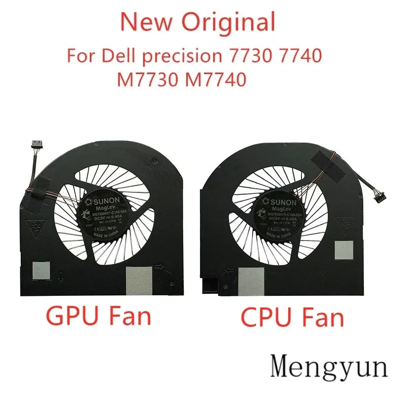 Новый оригинальный вентилятор охлаждения процессора и графического ноутбука