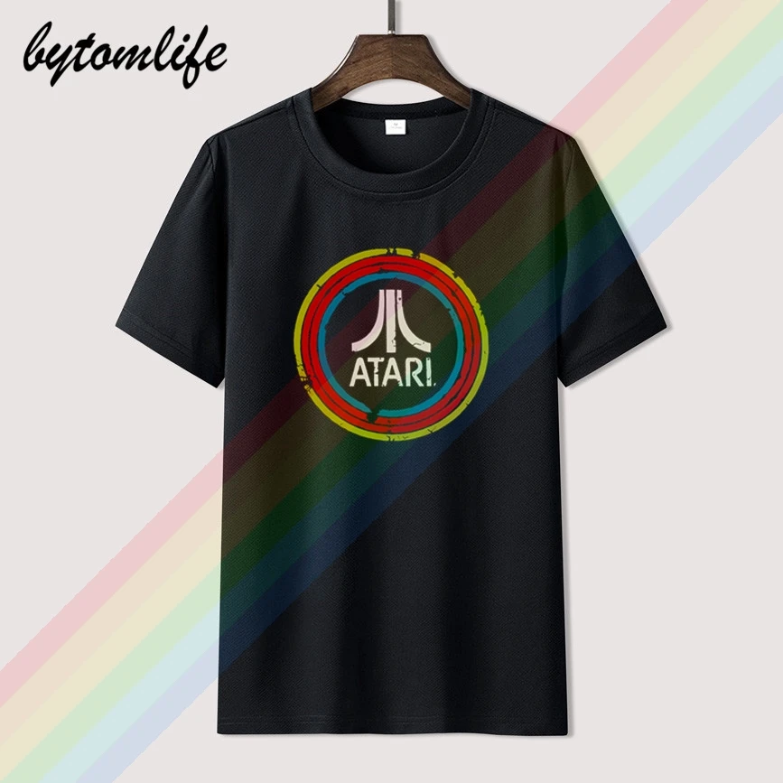 

Atari T Shirt 2020 Sommer Neue Stil Herren Kurzarm T-Shirt Men's Women's 100% Cotton Short Sleeves Tops Tee