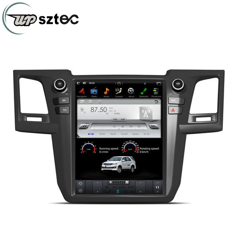 

12.1" Android 9.0 Car DVD Video Navigation Player For Toyota Fortuner Revo 2004-2015 Auto A/C HD 1024*768