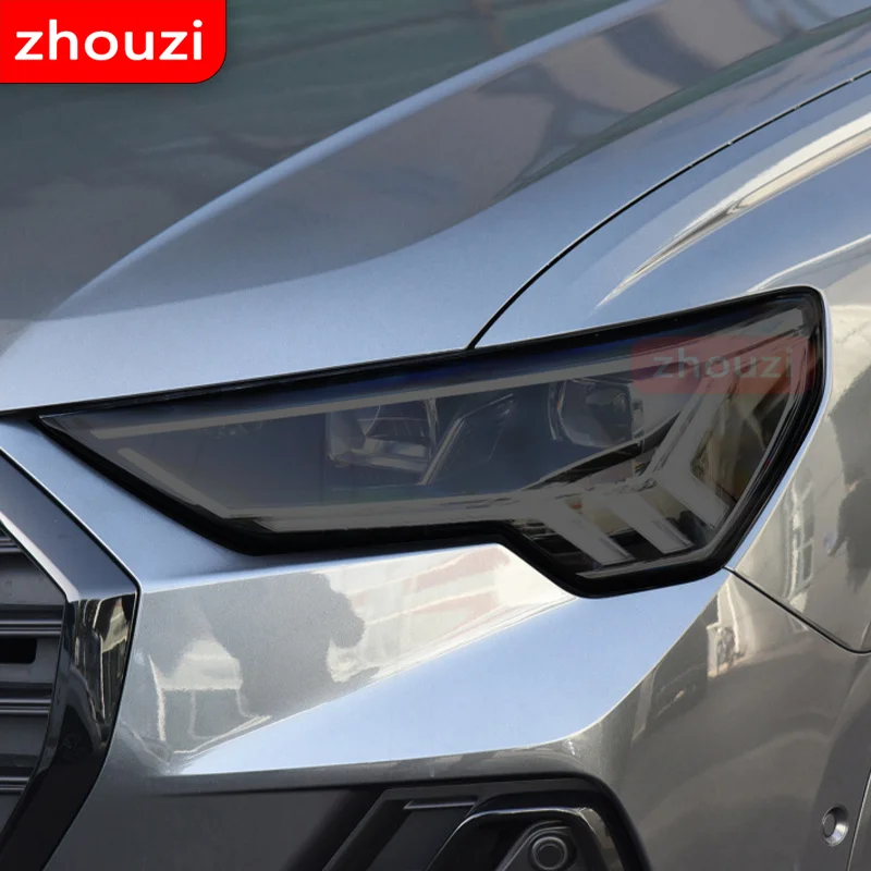 

For Audi Q3 F3 RS Q3 Sportback 2019-On Car Headlight Tint Black Protective Film Protection Taillight Transparent TPU Sticker