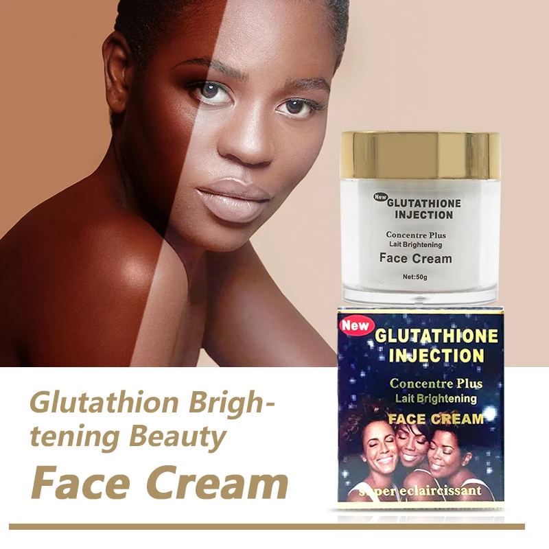 

Whitening Moisturizer Face Cream 50g Remove Melanin Spot Glutathion Skin Whitening Care Even Skin Tone for Glowing Skin