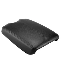 leather car armrest center console lid cover protector for honda accord 20082012 center console cover black car accessories