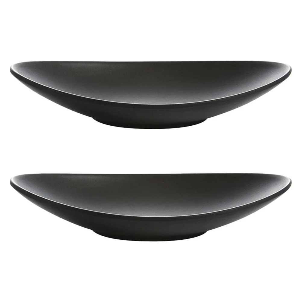 

2Pcs Commercial Food Serving Dish Decorative Sushi Tray Japanese Dessert Plate