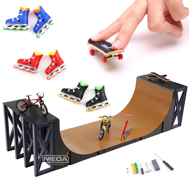 

Скейтборд пластиковый большого размера с имитацией дерева, игрушка «сделай сам» для трюков, мотоцикла, велосипеда, место проведения сочета...