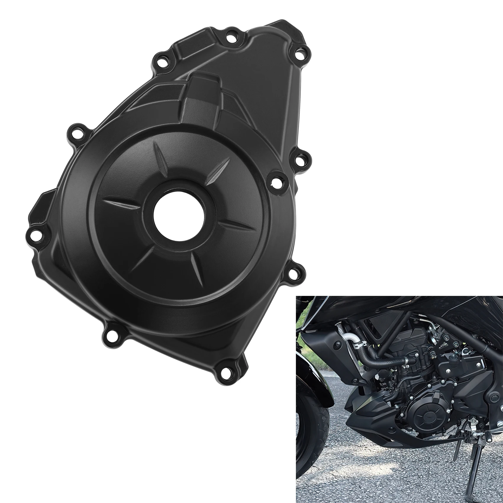 

Магнитная крышка статора с левой стороны мотоцикла, подходит для Yamaha YZF R3 2015-2024 MT-03 2016-2024