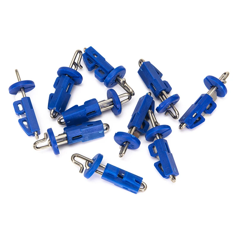 

10 Pieces Of Fishing Artifact Quick Release Hook Gemini Sea Fishing Splash Single Hook Bait Clip Fishing Accessories