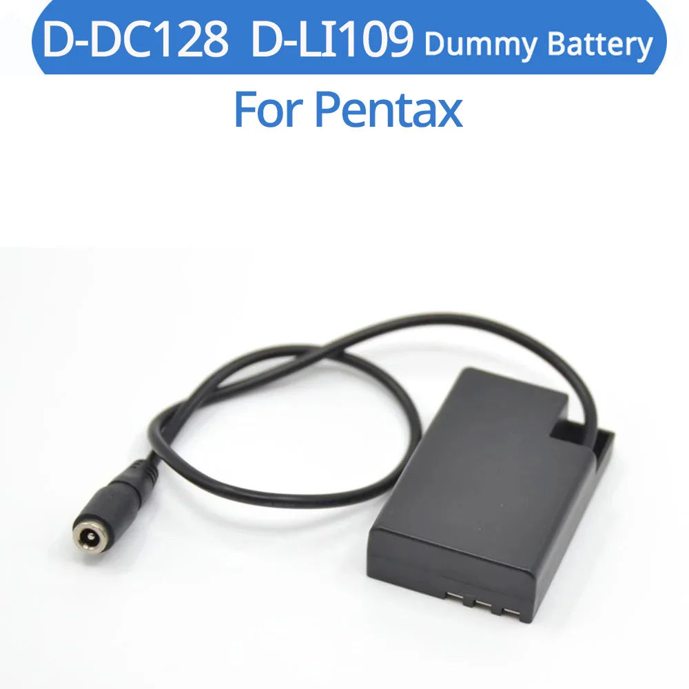 

D-LI109 DLI109 Dummy Battery K-AC128 D-DC128 DC Coupler For Pentax K-R K-2 K3 K5 K-30 K-50 K-70 K100 Camera