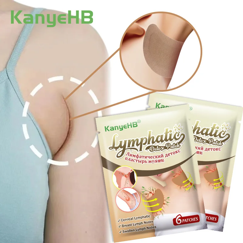 

12 шт. = 2 пакета, пластыри с лимфатическим дренажом