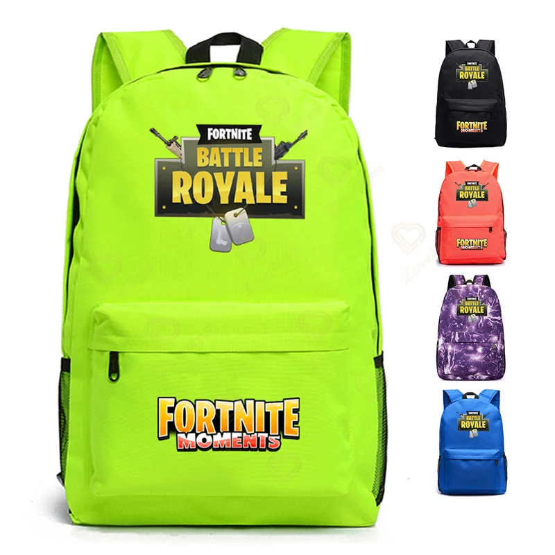 

Fortnite Backpack Men Women Battle Royale Big Capacity Colorful School Bag Student Bookbag Unisex Teenagers Kids Gifts